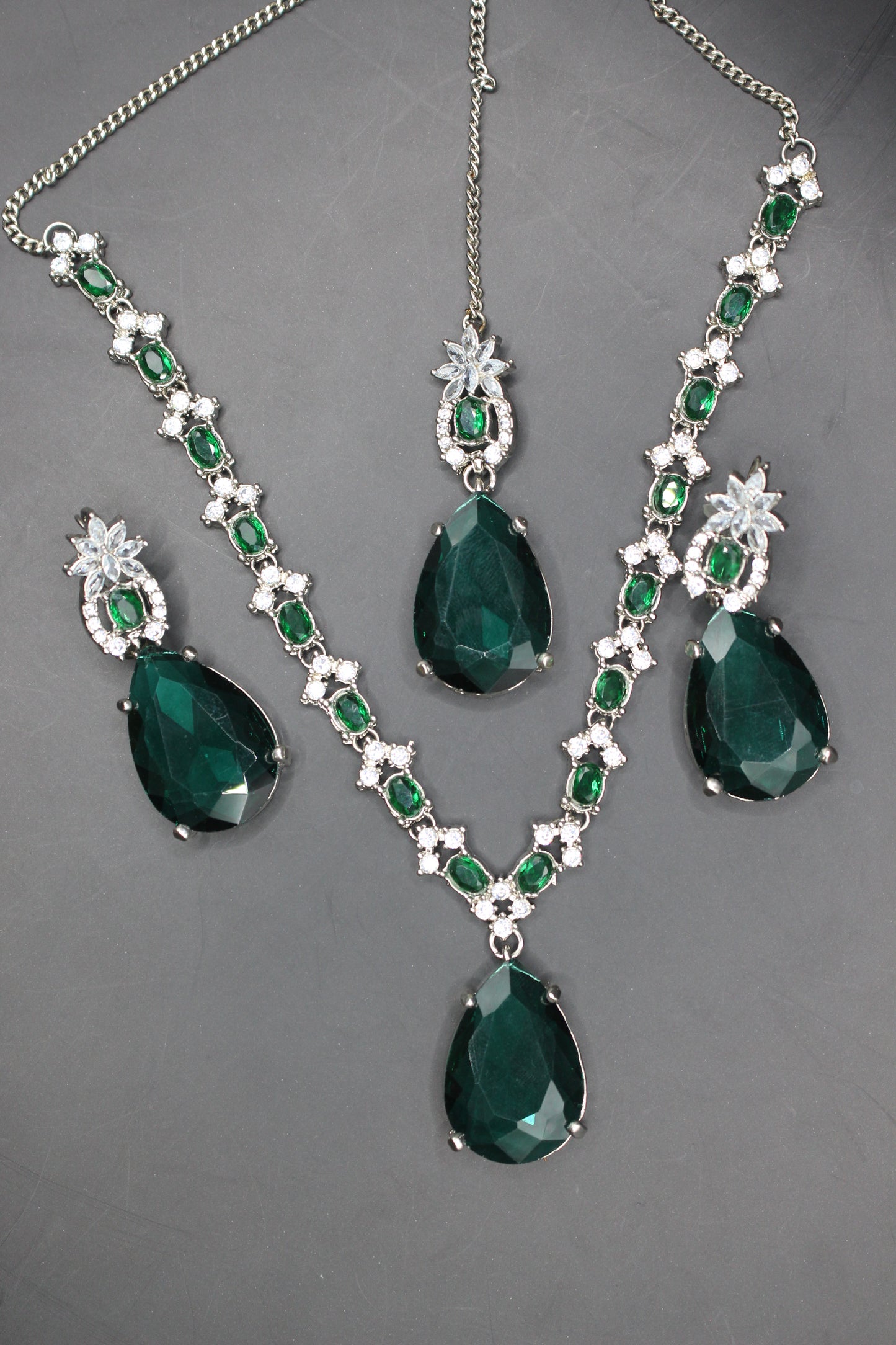 Doublet Semi precious Zircon Viva Designer Classy touch Party Wear