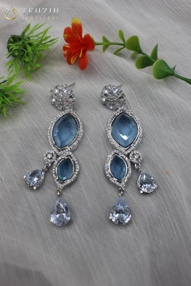 Beautiful Zimal Zircon Earrings