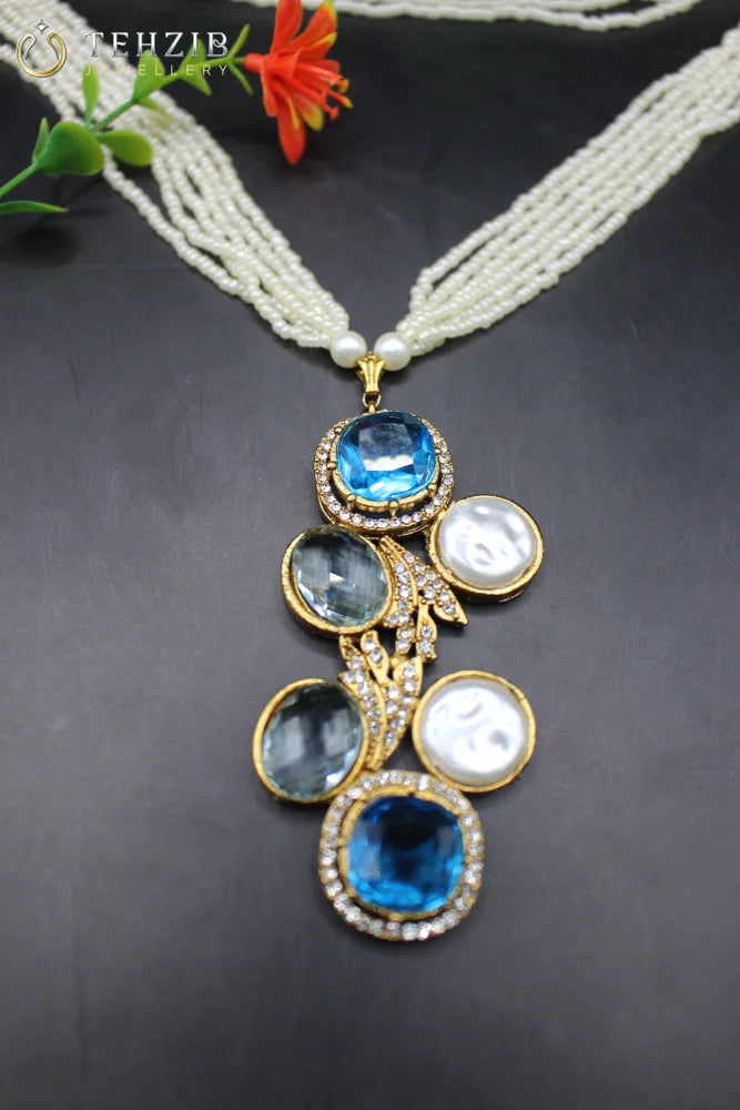 Gul Bahar Mother of Pearl Stuning Mala