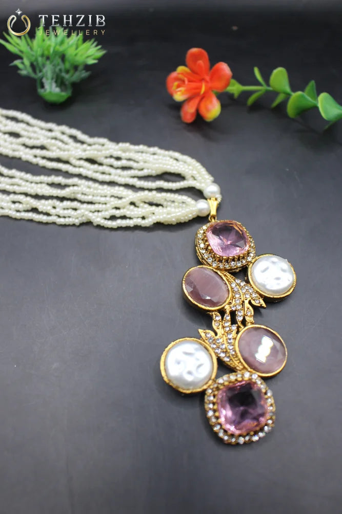 Gul Bahar Mother of Pearl Stuning Mala