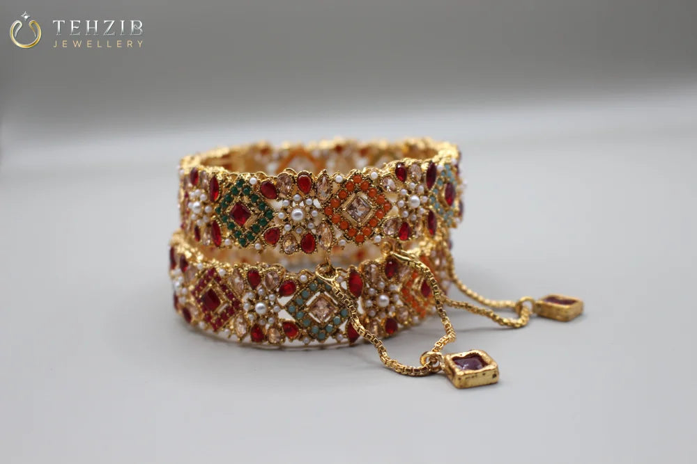 Premium Openable Multicolor Majesty Bangles