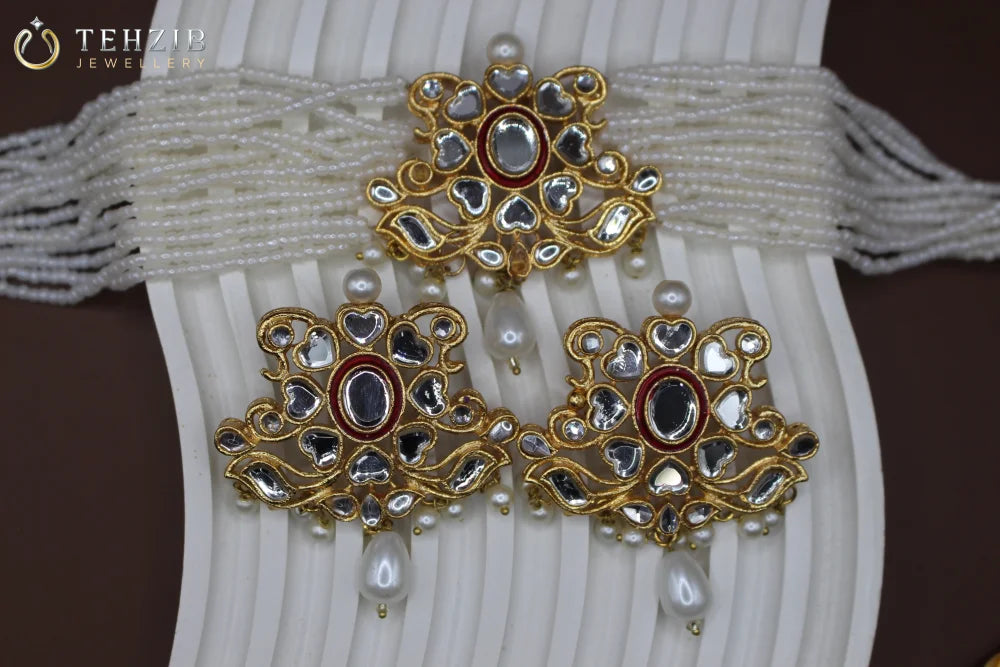 Premium Polki Kundan Choker Set