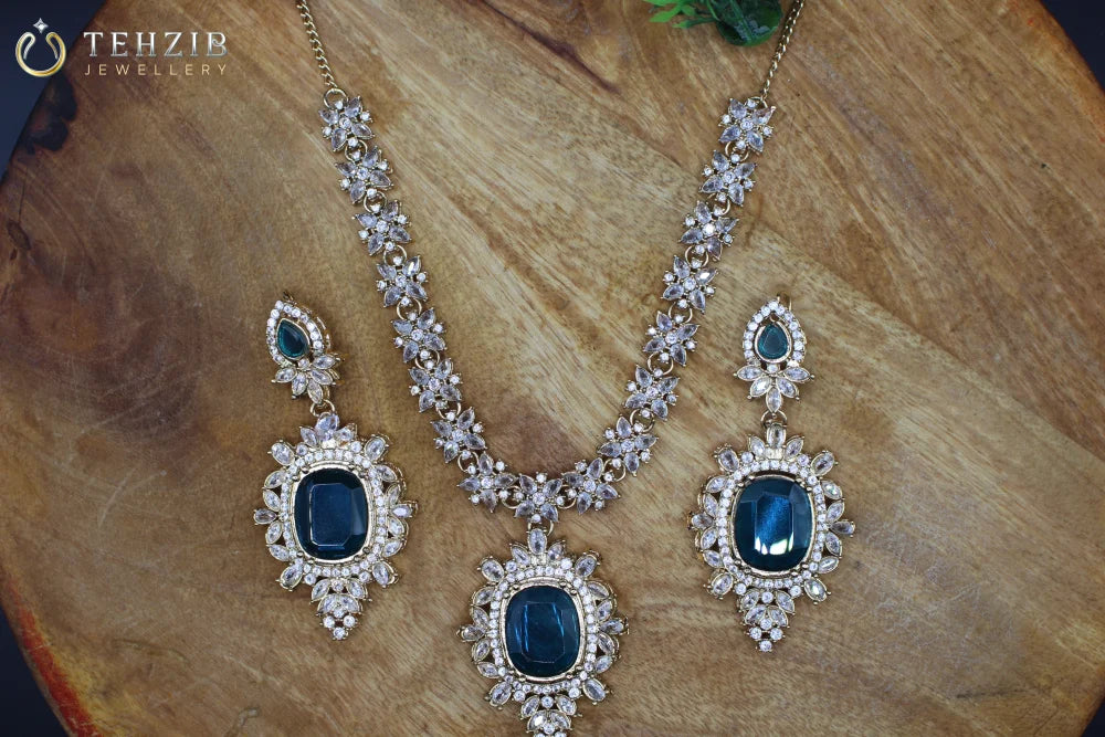 Premium Zarbahaar Necklace Set