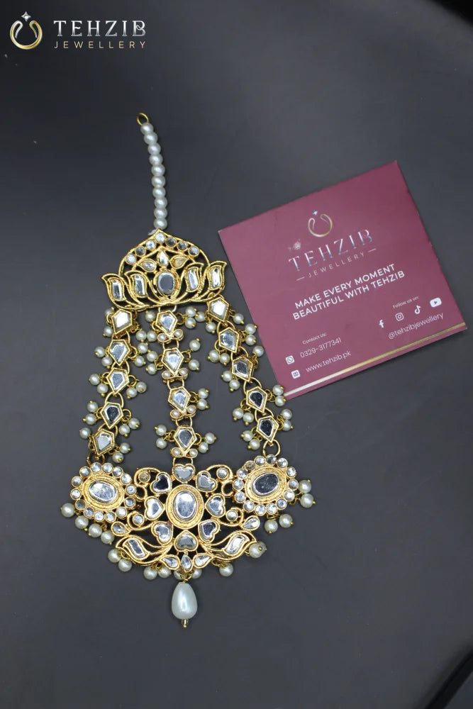 Golden Kundan Jhoomer