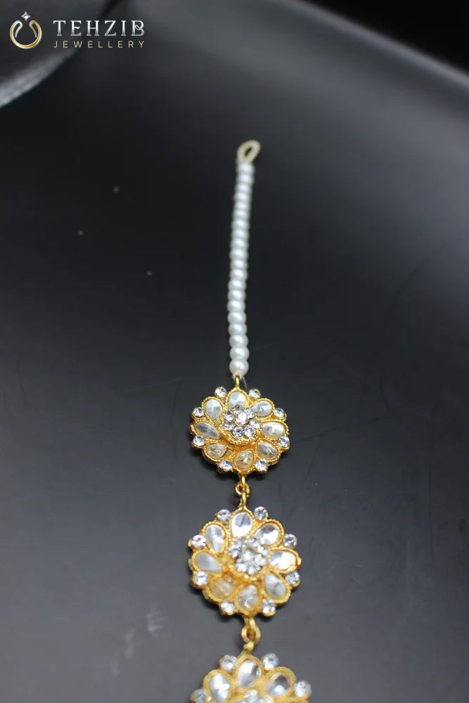 Floral Kundan Sheesh Patti