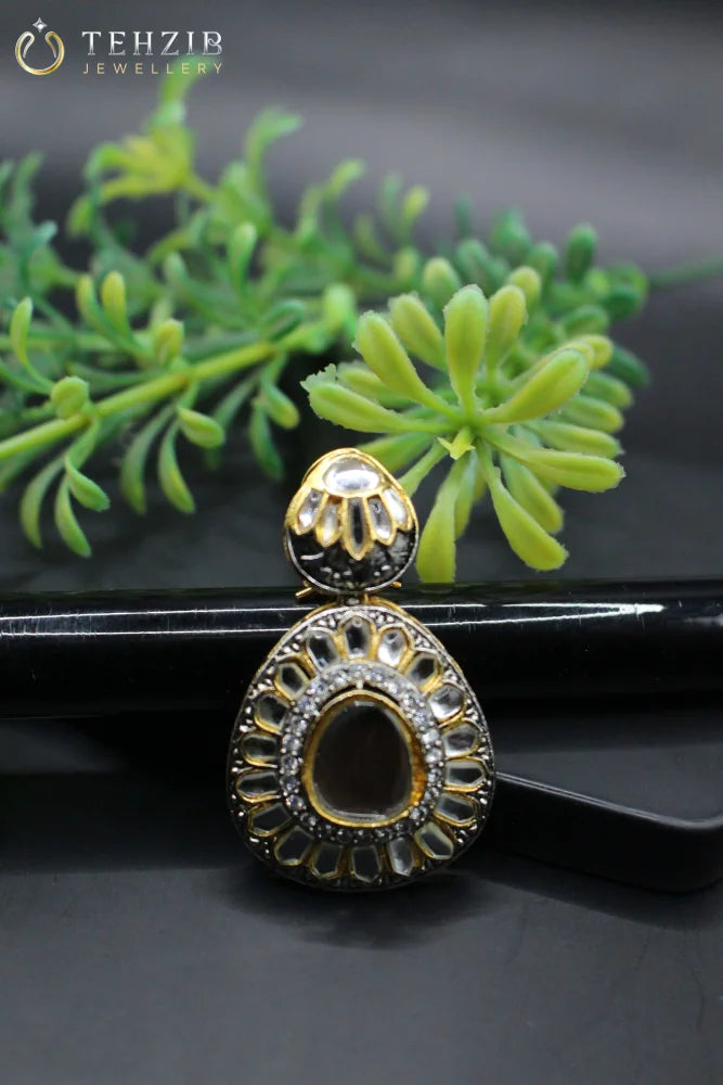 Elegant Polki Kundan Earring