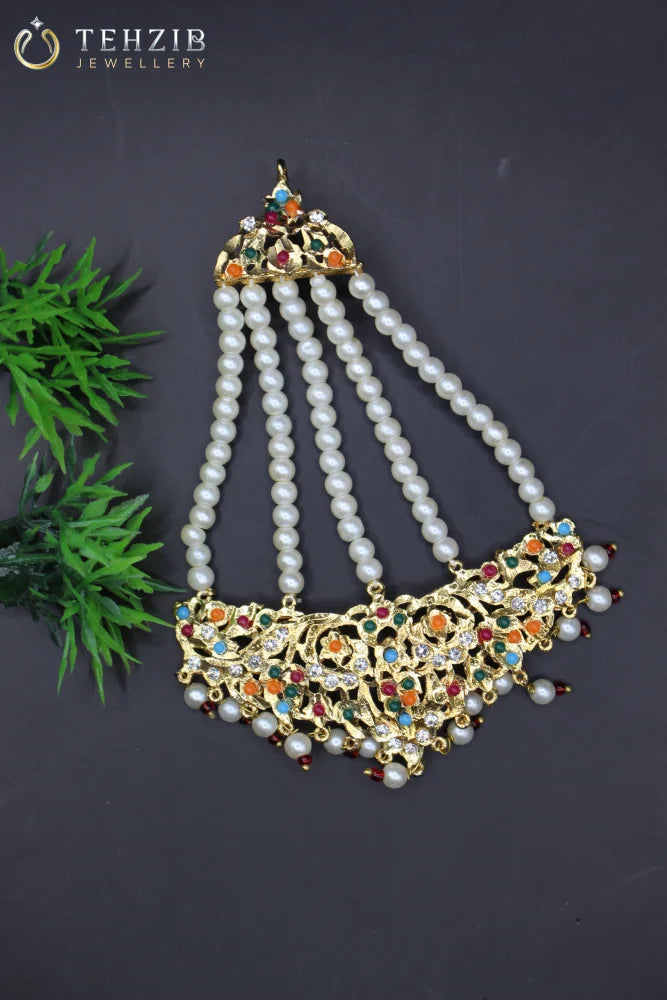 Traditional Hyderabadi Multicolor Hair Jhoomer