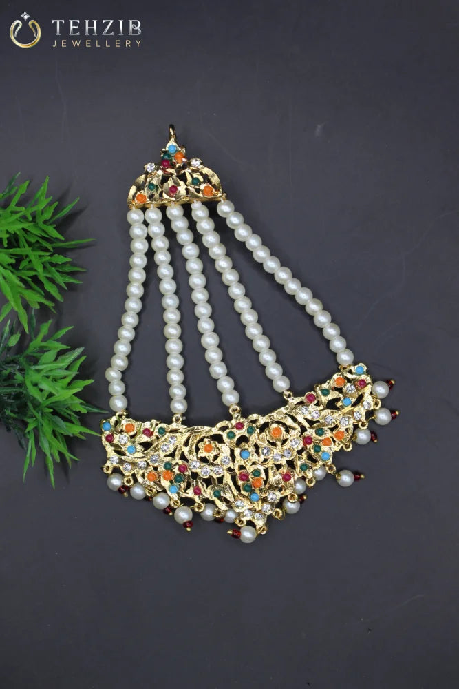 Traditional Hyderabadi Multicolor Hair Jhoomer