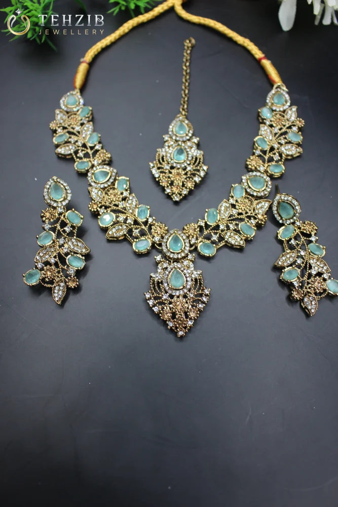Turkish Flora Necklace Set