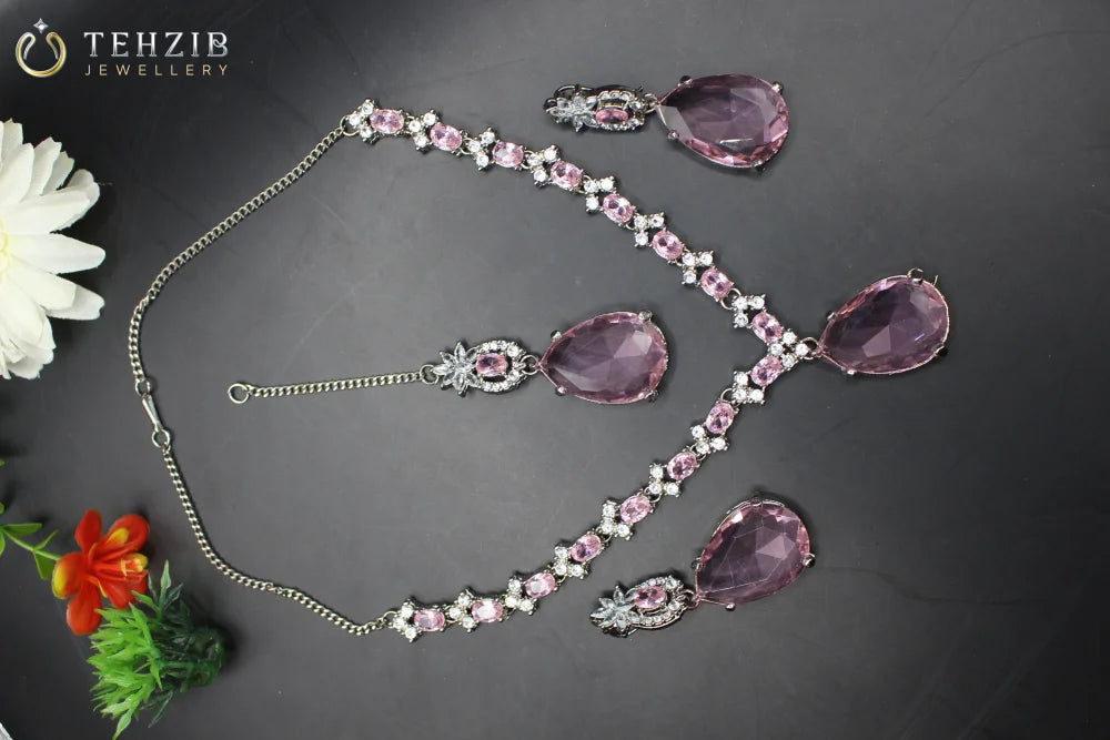 Doubblet Semi precious Zircon Viva Designer Classy touch Party Wear