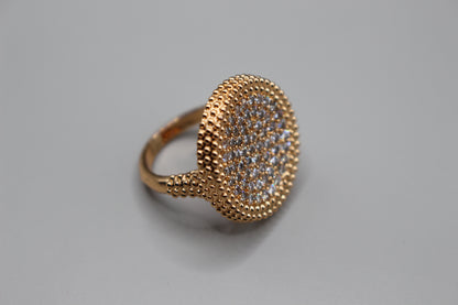 Round Stylish Zircon Ring