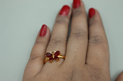 Stylish Butterfly Gold Ring