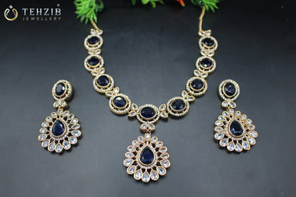 Beautiful Amirah Zircon Necklace Set