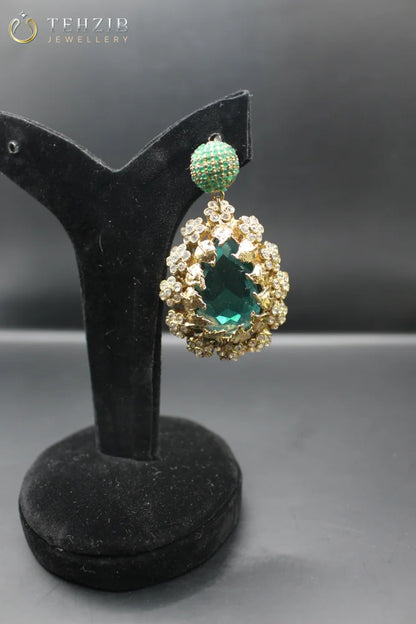 Emerald Green Earring