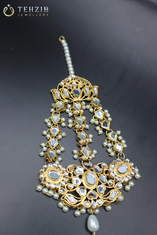 Golden Kundan Jhoomer