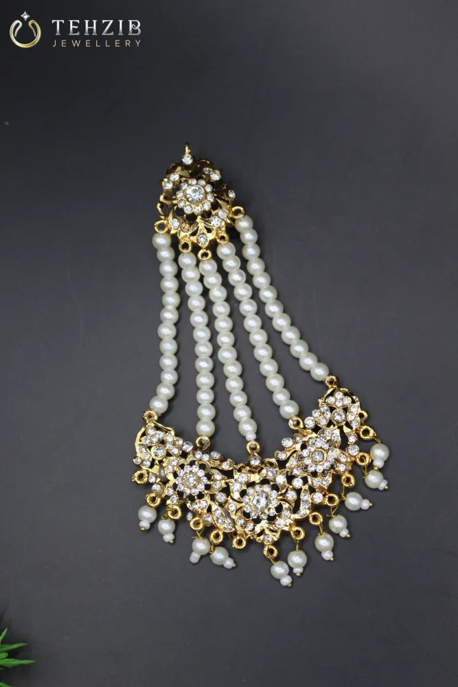 Hyderabadi Shell Pearls Jhoomer  