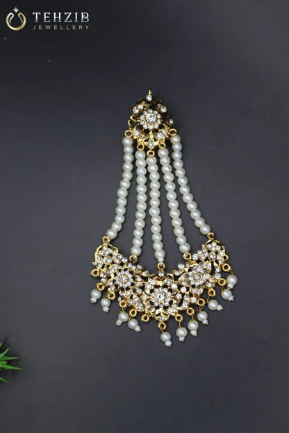 Hyderabadi Shell Pearls Jhoomer  