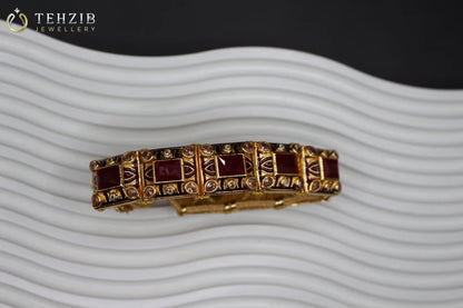 Rajasthani Gold Designers Kundan Stone Bracelet