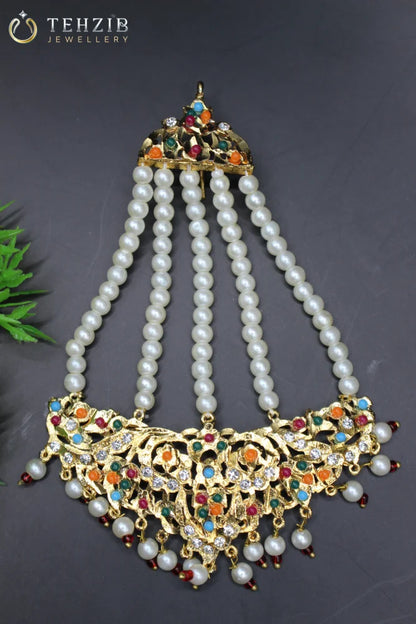 Traditional Hyderabadi Multicolor Hair Jhoomer 