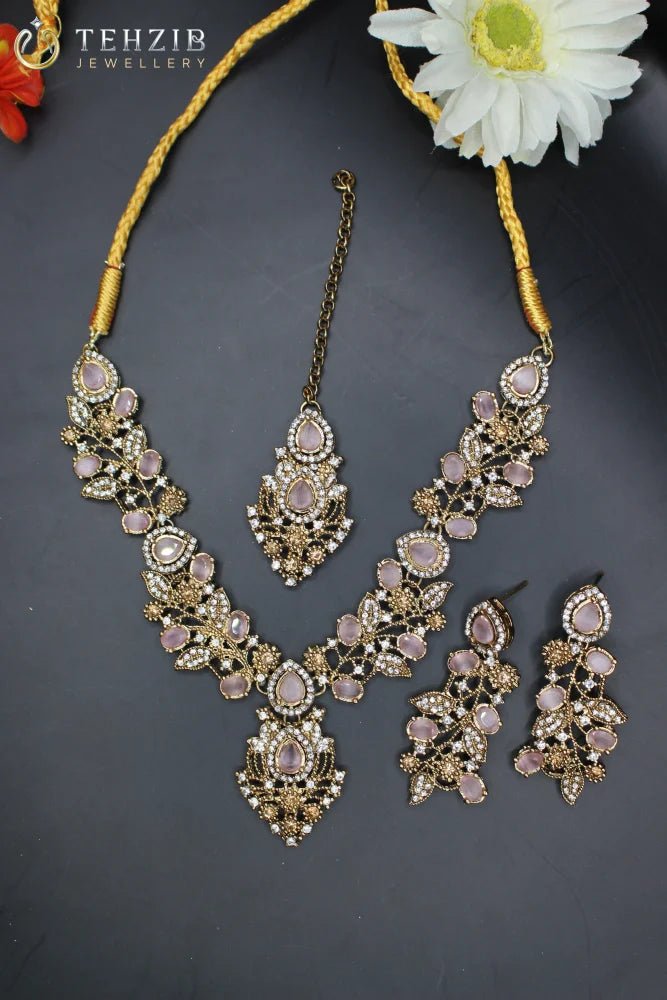 Turkish Flora Necklace Set