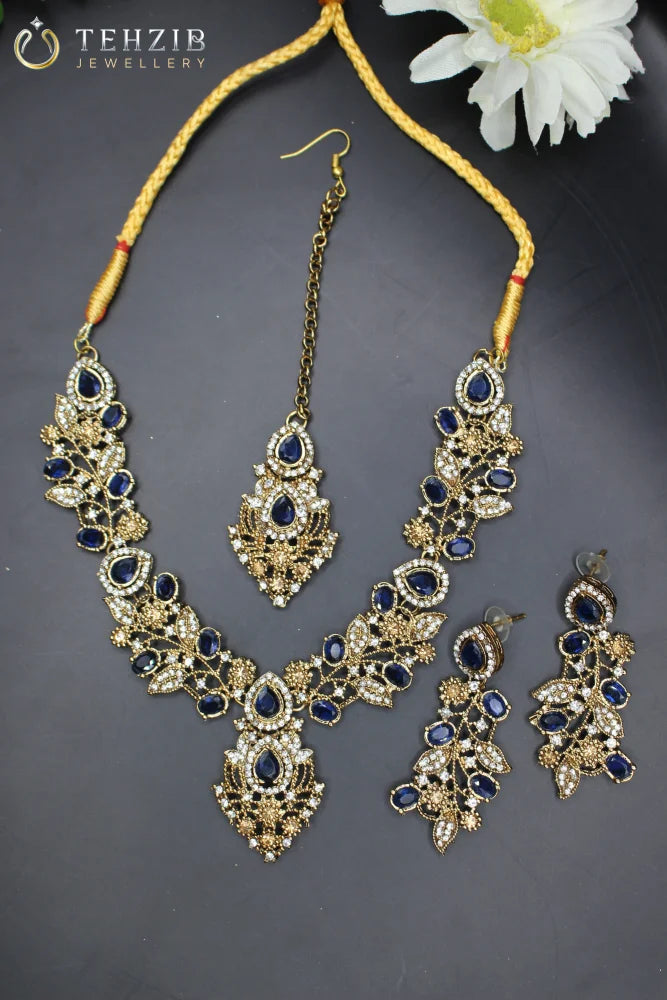 Turkish Flora Necklace Set