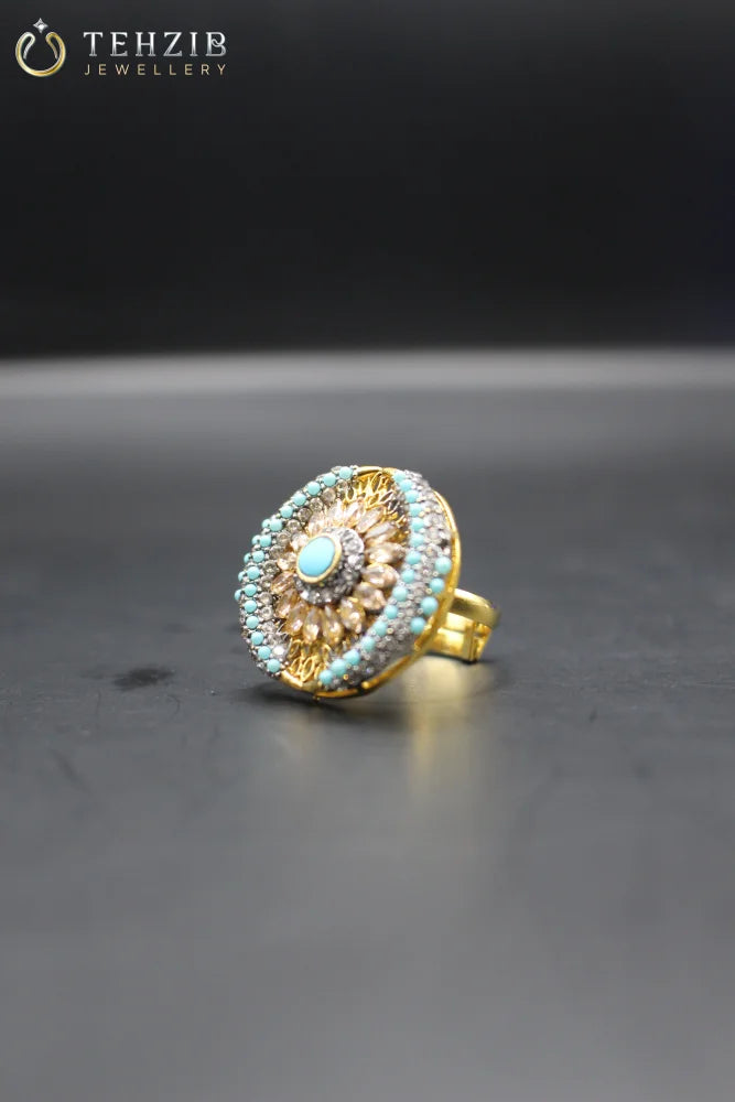 Elegant Zircon Stylish Adjustable Ring