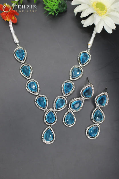 Doublet Stone Elegant Necklace Set